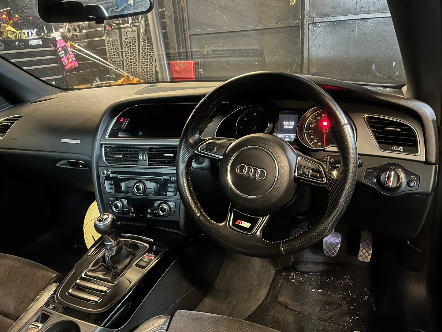 Audi A5 S-Line Dual Control Leather Steering Wheel