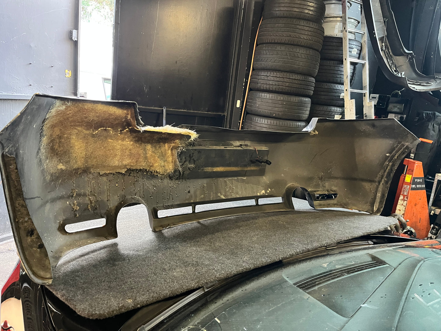 Mk4 VW Golf R32 Style Rear Bumper (damaged)
