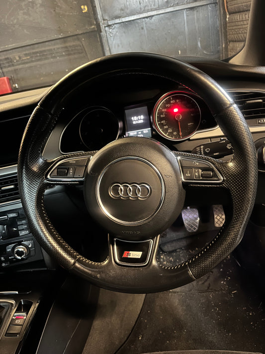 Audi A5 S-Line Dual Control Leather Steering Wheel