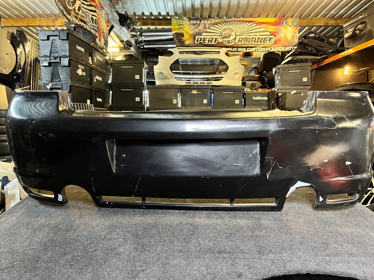 Mk4 VW Golf R32 Style Rear Bumper (damaged)